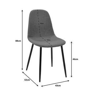 Τραπεζαρία Manka I-Bella pakoworld σετ 3τεμ σε sonoma απόχρωση 80x80x77εκ