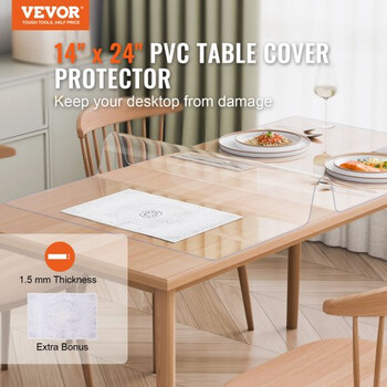 Διαφανές Προστατευτικό Τραπεζιού VEVOR 14x24" 1.5mm  ZFXPVCZB14X2Y0CQ0V0