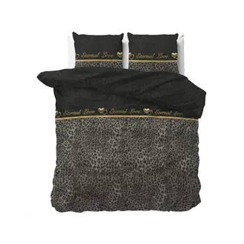 Παπλωματοθήκη  Elegance Eternal Love  200 x 220cm Χρώματος Μαύρο SLEEPTIME 8720578061426