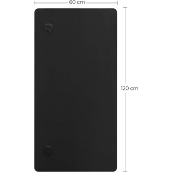 SONGMICS Ξύλινη Επιφάνεια για Ηλεκτρικό Γραφείο 120x60x1.8cm, Μαύρο LDB001B02V1 