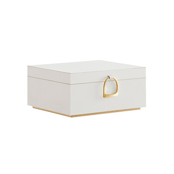 SONGMICS Κοσμηματοθήκη με Λαβή 20.5 x 24 x 11 cm Λευκό JBC165W01