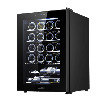 CECOTEC  Συντηρητής Κρασιών Bolero GrandSommelier 2050 με Συμπιεστή, Χωρητικότητα 20 Φιαλών, Ρυθμιζόμενη Θερμοκρασία 5-18ºC και Οθόνη Αφής Ελέγχου  CEC-00122