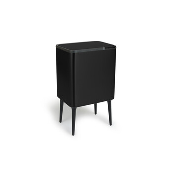 Κάδος Απορριμμάτων Push Bin 36L 48 x 38 x 54,5 cm - Ματ Μαύρο 8720604888041  Umuzi Cleaning