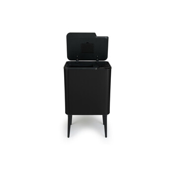 Κάδος Απορριμμάτων Push Bin 36L 48 x 38 x 54,5 cm - Ματ Μαύρο 8720604888041  Umuzi Cleaning