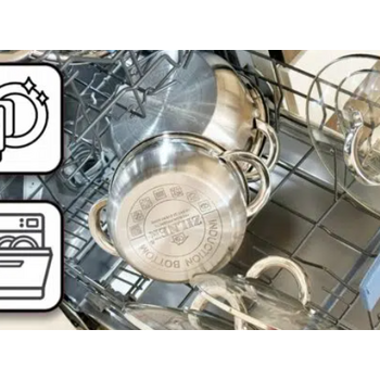 Σετ Μαγειρικά Σκεύη - Κατσαρόλες 12 τεμάχια Inox ZL-8331 ZILNER