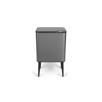 Κάδος Απορριμμάτων Push Bin 36L 48 x 38 x 54,5 cm - Μεταλλικό Γκρι 8720604888034 Umuzi Cleaning