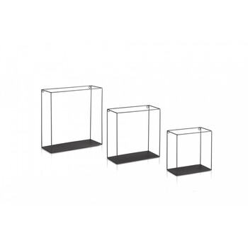 Ράφια Τοίχου Gerona Σετ 3 Τεμαχίων 22 x 12 x 22 cm, 27 x 12 x 27 cm, 32 x 12 x 32 cm 8719743323988  Lifa-Living