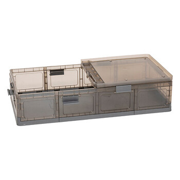 Πλαστικό Πτυσσόμενο Κουτί Fold'n Box 55L 80 x 40,5 x 18 cm Γκρι 205543 5Five Simply Smart