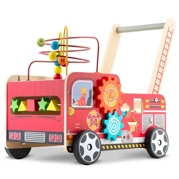 Ξύλινο Περπατούρα Πυροσβεστικό Όχημα RK-873 Ricokids