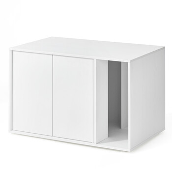 SONGMICS Κομψό Κουτί Απορριμμάτων Γάτας 80x50x53cm - Γρήγορη Συναρμολόγηση Χωρίς Εργαλεία, Ιδιωτικότητα και Αντοχή PCL013W01