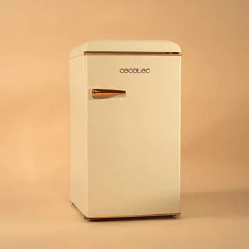 Ρετρό Μίνι Ψυγείο 95L με Κατάψυξη Icebox & Ρυθμιζόμενη Θερμοκρασία Μπεζ CEC-00259 Cecotec