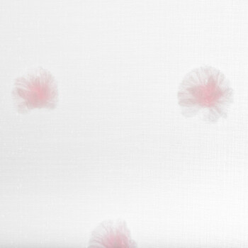 Διάφανη Κουρτίνα με Πομ Πομ 140 x 240 cm Ροζ 158738A Atmosphera