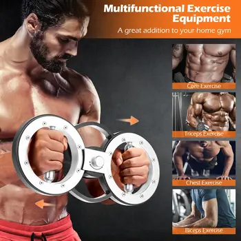 Burn Machine 5,4 kg για Προπόνηση Χεριών με Ρυθμιζόμενη Αντίσταση 37 x 16,5 x 5 cm SP38412 Costway