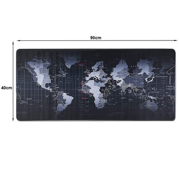 Gaming Mousepad XXL με Εκτύπωση Χάρτη Κόσμου – 90x40cm 5907451330142 Verk Group