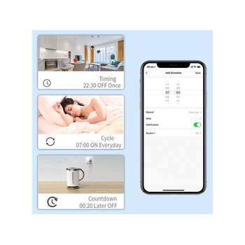 Πρίζα Smart WiFi με Χρονοδιακόπτη 16A – Συμβατή με Alexa & Google Assistant 5907451341841 Verk Group
