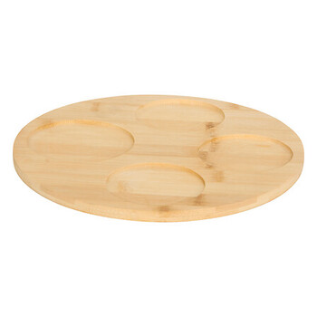 Secret De Gourmet Σετ 4 Τεμαχίων Chéri Cherry με Δίσκο Μπαμπού 207278