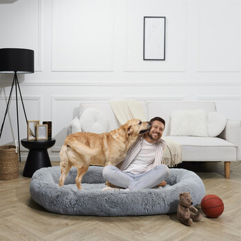 Κρεβάτι Μαξιλάρι για Κατοικίδια XXL 150 x 20 x 80 cm - Γκρι AN00051 The Concept Factory