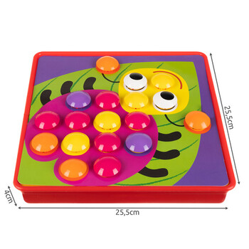 Ruhhy Μωσαϊκό Puzzle Montessori για Εκπαιδευτικό Χειρισμό Χεριών 26107