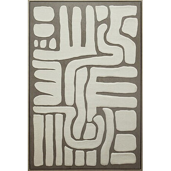 Atmosphera 3D Καμβάς Marcella 60 x 90 cm – Καφέ 210462
