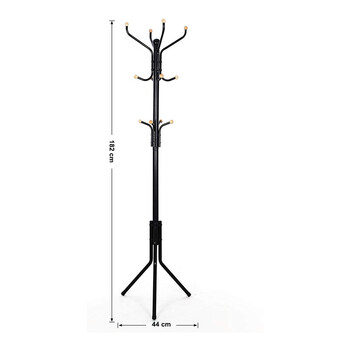 Μεταλλικός Καλόγερος 44 x 182 cm Songmics RCR19B