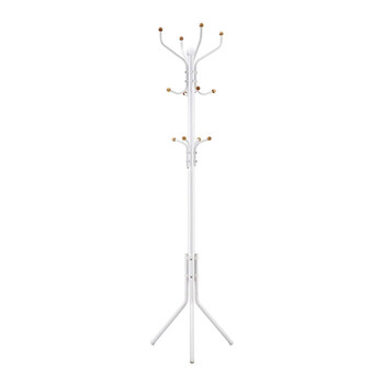 Μεταλλικός Καλόγερος 44 x 182 cm Χρώματος Λευκό Songmics RCR19W