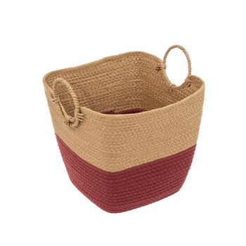 Σετ Ψάθινα Καλάθια Αποθήκευσης 37 x 32.5 x 36 cm 3 τμχ 5Five Simply Smart 174746C
