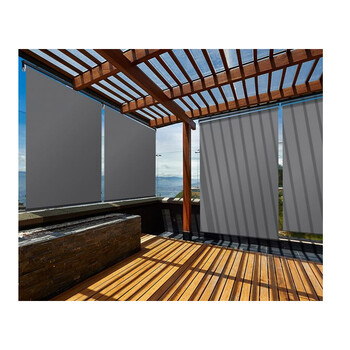 Σετ Ρόλερ Ολικής Συσκότισης Blackout 120 x 225 cm 3 τμχ Χρώματος Γκρι Inkazen 30060162