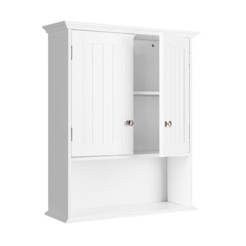 Επιτοίχιο Ντουλάπι Μπάνιου 60 x 20 x 70.5 cm Costway HW66689WH