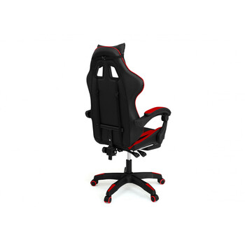 Καρέκλα Gaming με Υποπόδιο 63 x 62 x 114-124 cm Χρώματος Κόκκινο - Μαύρο Idomya 30078800