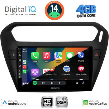 DIGITAL IQ BXF 6511BL_CPAA (9inc) MULTIMEDIA TABLET for CITROEN ELYSEE – PEUGEOT 301 mod. 2013> (BLACK)