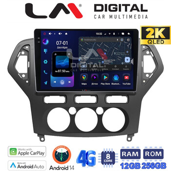 LM ZS8367A GPS Οθόνη OEM Multimedia Αυτοκινήτου για FORD MONDEO 2007 > 2010 (CarPlay/AndroidAuto/BT/GPS/WIFI/GPRS) electriclife