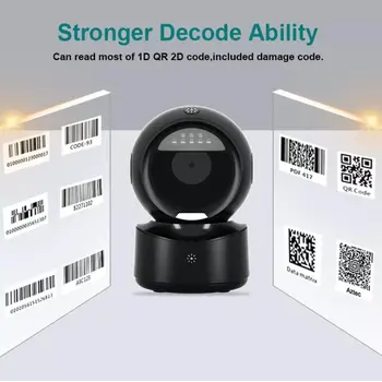 NETUM OMNIDIRECTIONAL HANDS-FREE DESKTOP BARCODE SCANNER