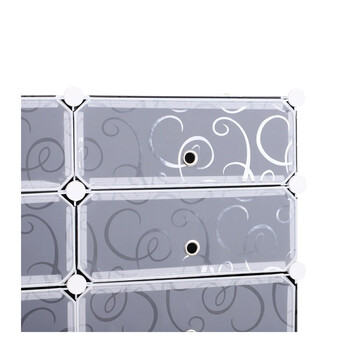 Stand Αποθήκευσης 32 Ζευγαριών Παπουτσιών 95 x 37 x 160 cm HOMCOM 837-017