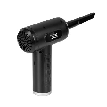 TSA5018 . Σκουπάκι-Φυσητήρας 3 ταχυτήτων 75W επαναφορτιζόμενο 12V με φακό Teesa