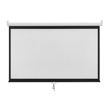 BRATECK οθόνη προβολής projector τοίχου/οροφής ESBA100, 221x124cm, 16:9/100", πτυσσόμενη