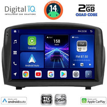 DIGITAL IQ BXC 3154B_CPAA (9inc) MULTIMEDIA TABLET for FORD FIESTA mod. 2008-2017