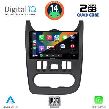 DIGITAL IQ RSB 1101BL_CPA (9inc) MULTIMEDIA TABLET for DACIA DUSTER – LOGAN – SANDERO mod. 2006-2012 (BLACK)