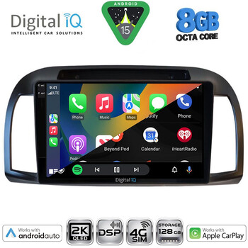 DIGITAL IQ BXF 11457BL_CPAA (9inc) MULTIMEDIA TABLET for NISSAN MICRA K12 mod. 2002-2010 (BLACK)