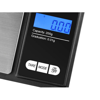 Verk Group 200g/0.01g Ακριβής Ζυγαριά Κοσμημάτων Ηλεκτρονική 5907451361122