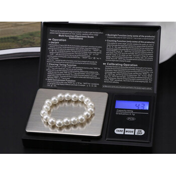 Verk Group Ακριβής Ηλεκτρονική Ζυγαριά 500g/0.1g για Κοσμήματα και Εργαστηριακή Χρήση 5907451361115