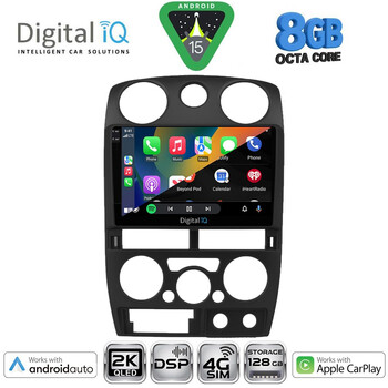 DIGITAL IQ BXF 11254BL_CPAA (9inc) MULTIMEDIA TABLET for ISUZU D-MAX mod. 2008-2012 (BLACK)