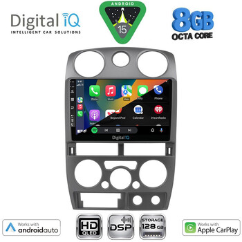 DIGITAL IQ BXF 7254GR_CPAA (9inc) MULTIMEDIA TABLET for ISUZU D-MAX mod. 2008-2012 (GREY)