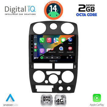 DIGITAL IQ RTG 4254BL_CPA (9inc) MULTIMEDIA TABLET for ISUZU D-MAX mod. 2008-2012 (BLACK)