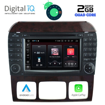 DIGITAL IQ MSR 448_CPA  (7" DVD) MULTIMEDIA OEM MERCEDES S  (W220) mod. 1998-2005