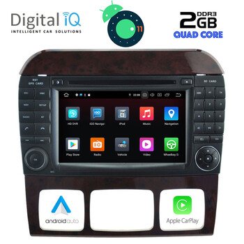 DIGITAL IQ MSR 448_CPA  (7" DVD) MULTIMEDIA OEM MERCEDES S  (W220) mod. 1998-2005