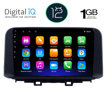 DIGITAL IQ RTA 1237_GPS (10inc) MULTIMEDIA TABLET OEM HYUNDAI KONA mod. 2017&gt;