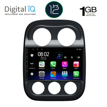 DIGITAL IQ RTA 1277_GPS (10inc) MULTIMEDIA TABLET OEM JEEP COMPASS - PATRIOT  mod. 2007-2016