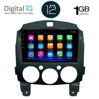 DIGITAL IQ RTA 1361_GPS (9inc) MULTIMEDIA TABLET OEM MAZDA 2  mod. 2007-2014