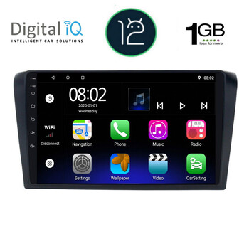 DIGITAL IQ RTA 1365_GPS (9inc) MULTIMEDIA TABLET OEM MAZDA 3 mod. 2003-2008