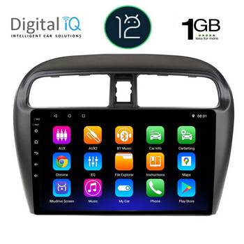 DIGITAL IQ RTA 1448_GPS (9inc) MULTIMEDIA TABLET OEM MITSUBISHI SPACESTAR mod. 2013-2020